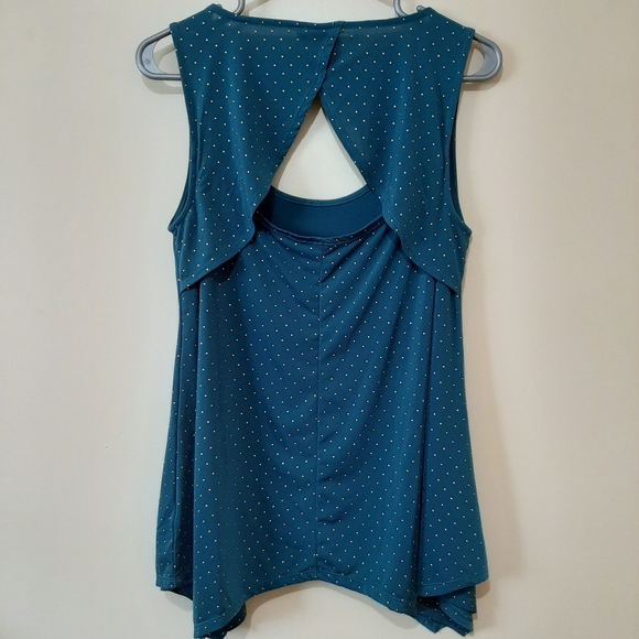 Rock and Republic Teal Top Metallic Polka Dot - Picture 6 of 6